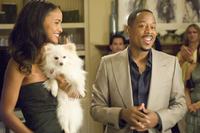 Joy Bryant and Martin Lawrence in "Welcome Home Roscoe Jenkins."